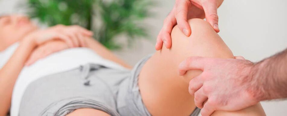 masaje para el dolor de rodilla